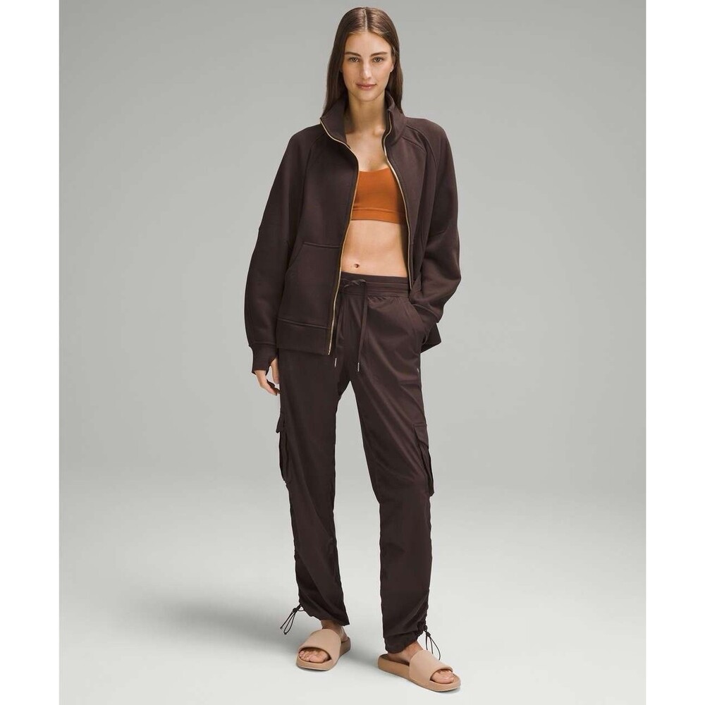 Lululemon Dance Studio Relaxed Fit Mid Rise Cargo Jogger Espresso Brown Small